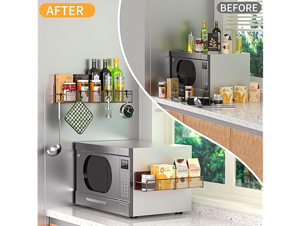 DTUQYX Magnetic Spice Rack for Refrigerator, 2 Pack