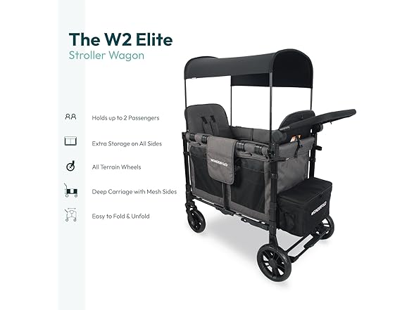 WONDERFOLD W2 Elite Double Stroller Wagon