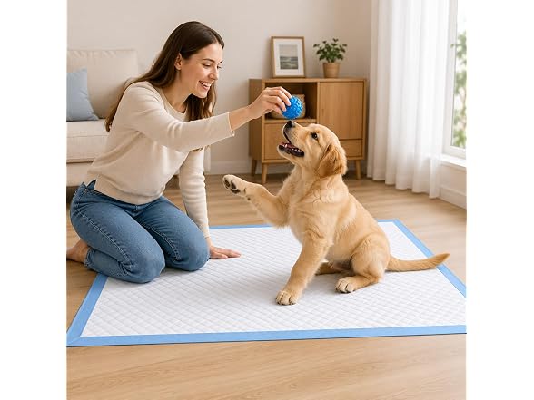 Suptinwear Puppy Pads, 6-Layer Dog Training Pads 150 Count