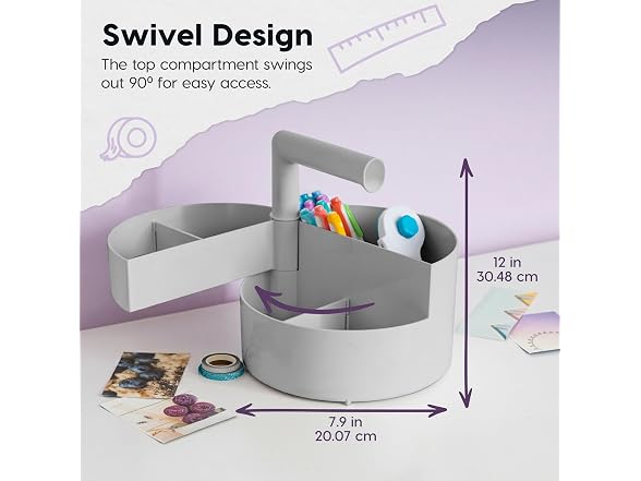 IRIS USA 2-Pack Desk Caddy Organizer