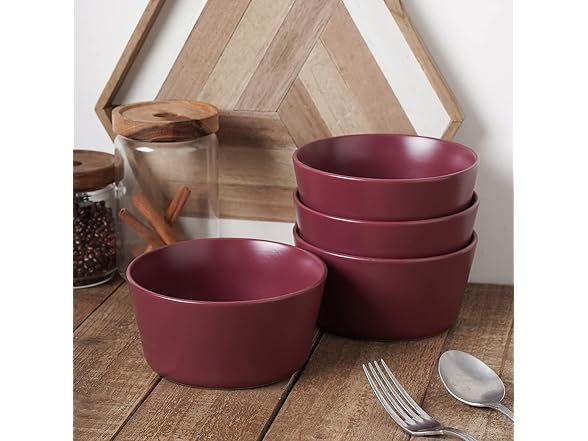 Stone Lain 24-Pc Dinnerware Set, Purple