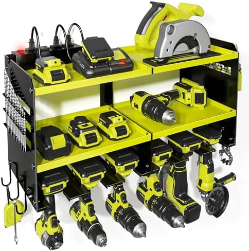 Power Tool Organizer Charging Station