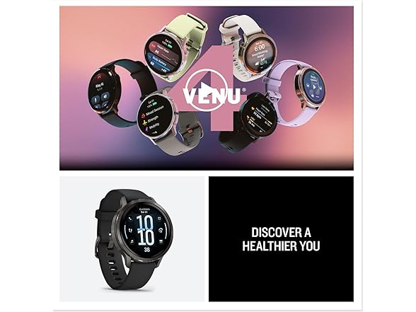 Garmin Venu 4 Smartwatch - Slate