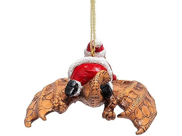 Santa Snowdragon Holiday Ornament
