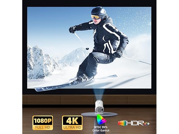 Telonixium Mini Projector with Carrying Case