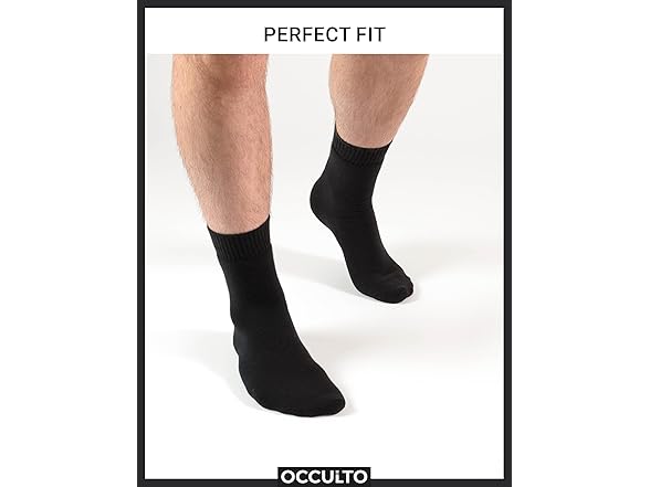 Occulto Men Winter Socks 6 Pairs (6.5-9.5)