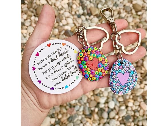 CYLHCM 2PCS Small Drilled Flat River