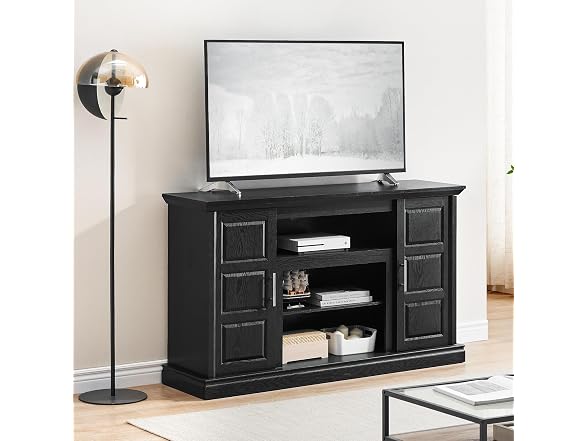 IDEALHOUSE 65" Farmhouse TV Stand, Black