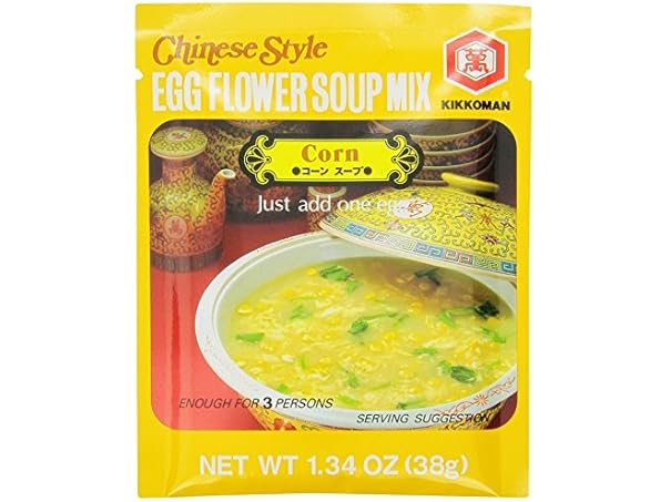 $4.99, Was $9.99, 50% Off! Kikkoman Egg Flower Corn Soup, 1.34oz dealfomo