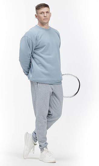 (3Pk) Men's Fleece Lined Joggers (S-3XL) - Gallery 25