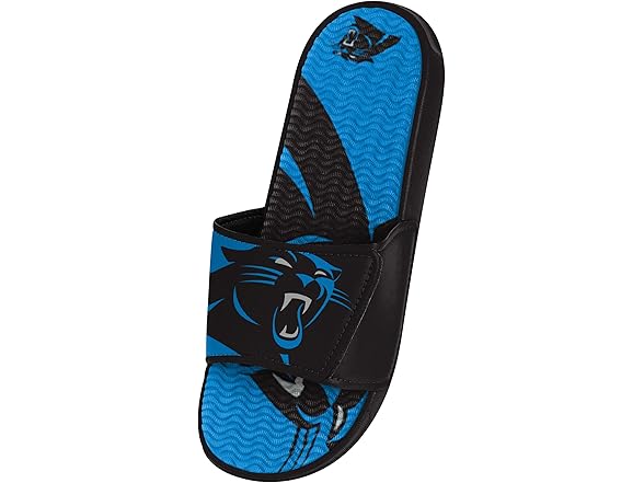 PANTHERS Mens Logo Gel Slides (S)