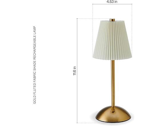 Elements 11.6" Gold LED Table Lamp