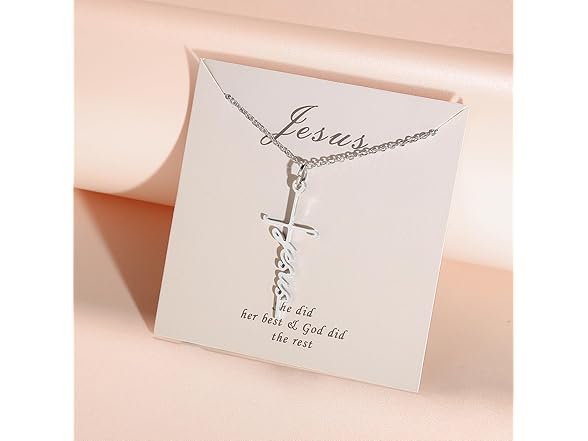 COTATI Faith Cross Necklace Jewelry
