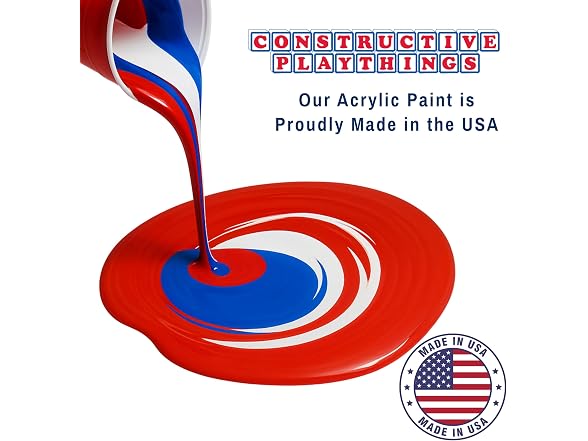 Constructive Playthings Acrylic Paint Set 12Pk