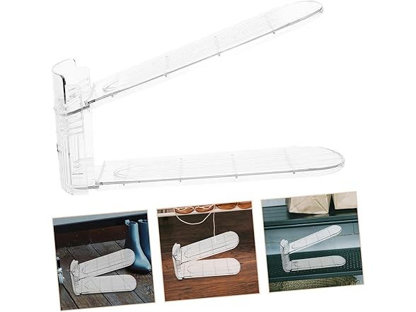 MUELODSIC 2pcs Shoe Slot Rack Storage