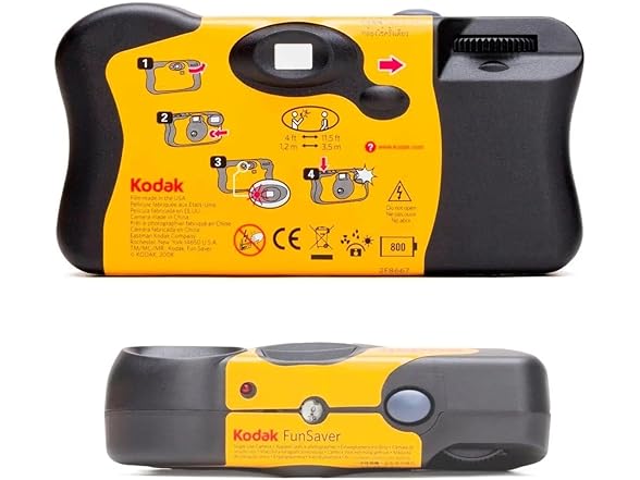 Kodak Fun Saver with flash and ISO 400