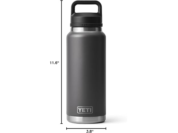 YETI Rambler 36oz Bottle, Charcoal