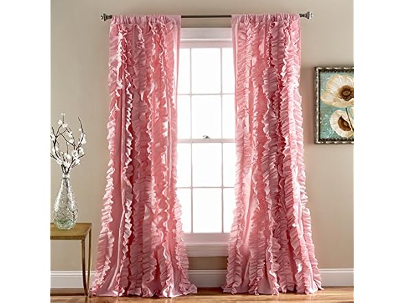 Belle Vintage Chic Window Curtain Panel