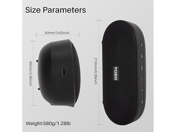 TOZO PA1 Large Bluetooth Speaker