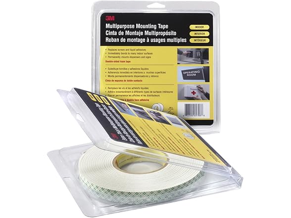 3M Double Coated Urethane Foam Tape 9 rolls, 36yd Roll
