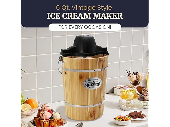 Elite Gourmet Electric Ice Cream Maker