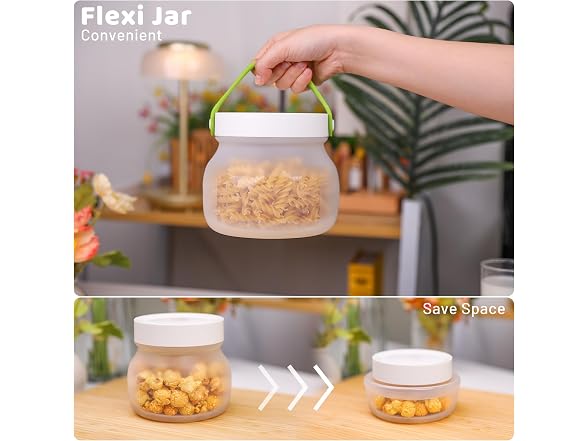 CuLiDing Collapsible Silicone Food Jars - Gallery 4