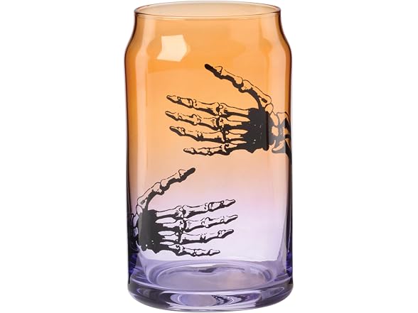 Halloween Harvest Can Cooler Glasses, Set of 12
