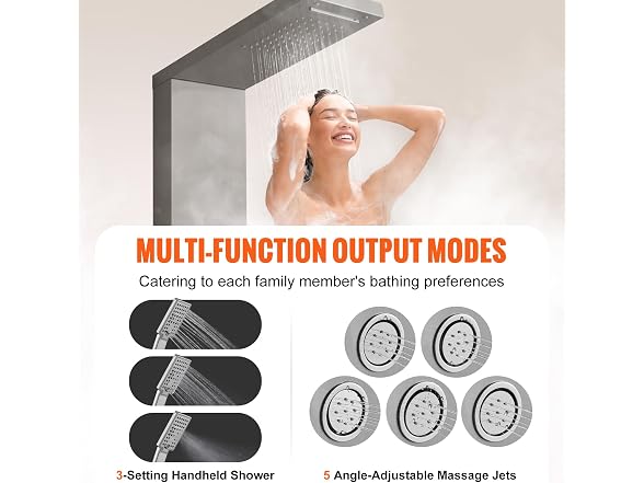 VEVOR Shower Panel System, 4 Shower