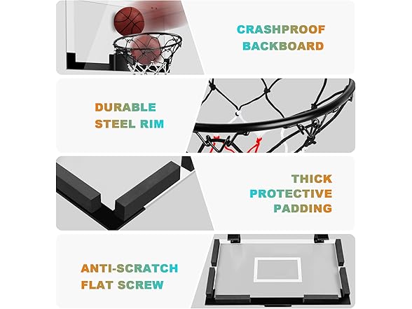 TREYWELL Indoor Basketball Hoop