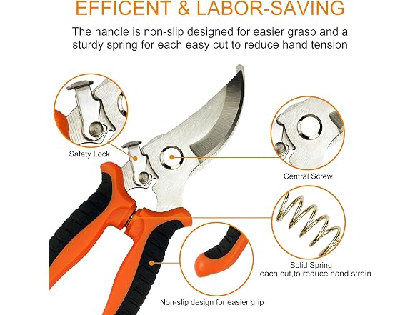 lengnoyp GAR-10 Pruning Shears 4 Pack