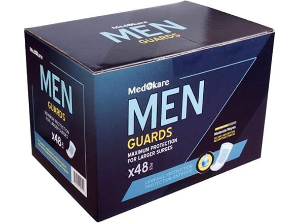 Medokare 48 Pack Mens Incontinence Pads