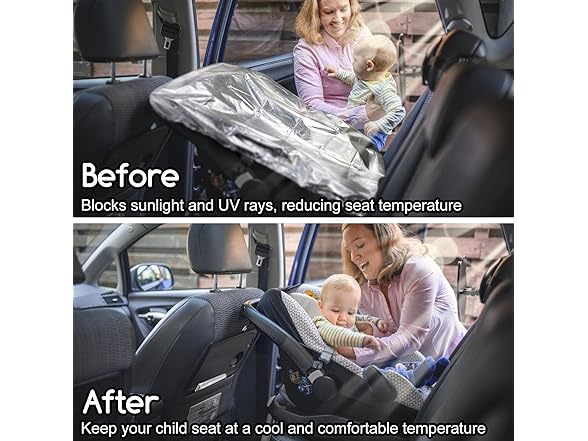 Haoall Baby Car Seat Sun Shade Cover