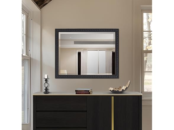 Howard Elliott Collection Rectangular Beaded Mirror