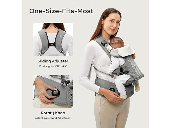 Baby Carrier with Hip Seat 