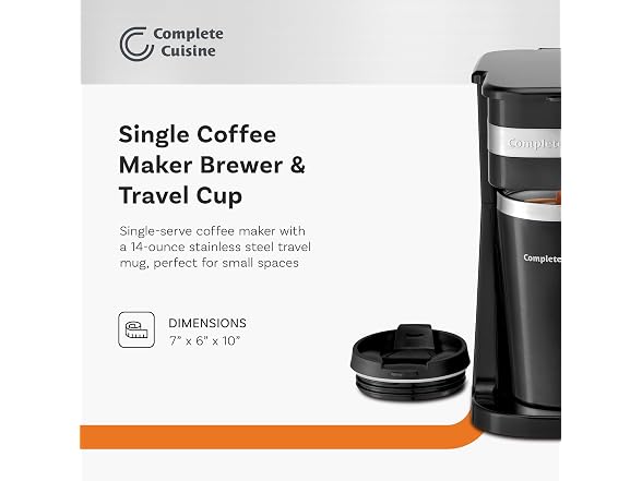 Complete Cuisine Single Serve Coffee Maker - Gallery 2