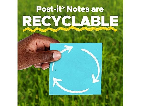 Post-it Super Sticky Notes, 8 x 6 in