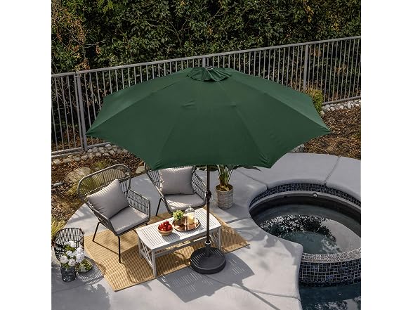 Sunline 9ft Umbrella Fiberglass Hunter Green