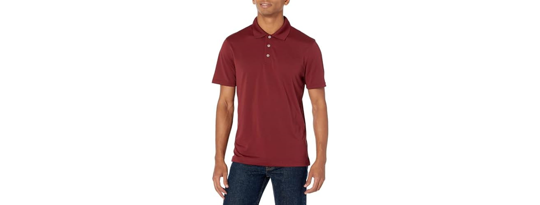 Amazon Essentials Quick-Dry Slim-Fit Polo Port (S)