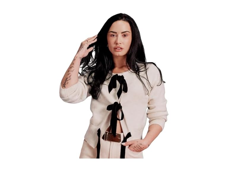 AE Womens LS TieFront Cardigan w/ Bows - Gallery 12