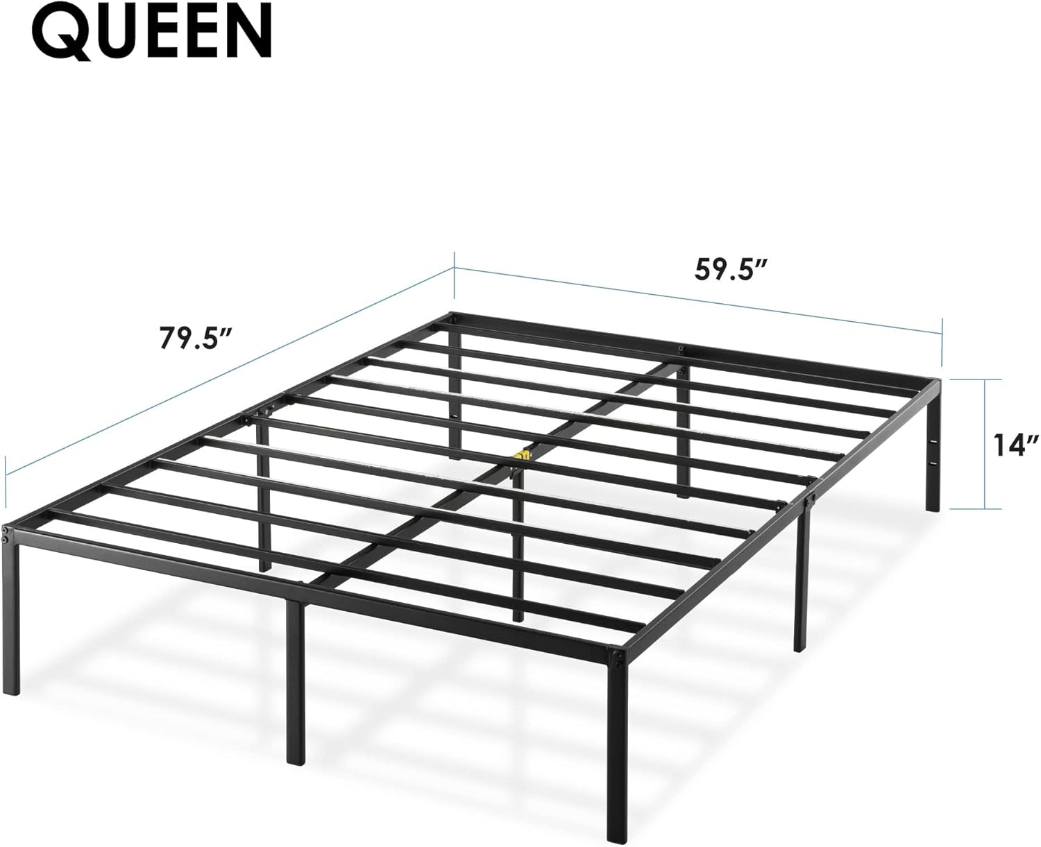 Best Price 14" Queen Mattress Platform Bed - Gallery 18