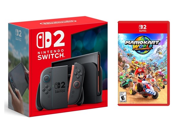 Switch 2 + Mario Kart World (PHYSICAL GAME)