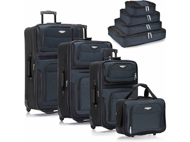 $19.99, Was $85.25, 76% Off! Travel Select Amsterdam Softside Luggage w Rolling Wheels dealfomo