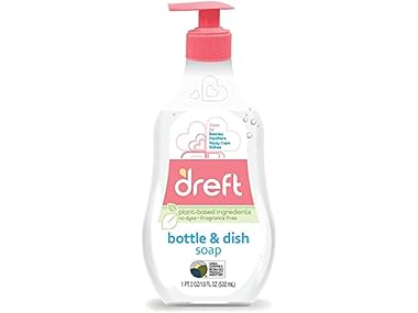 $4.99, Was $8, 37% Off! Dreft Dish Soap, Plant Based, Fragrance Free dealfomo