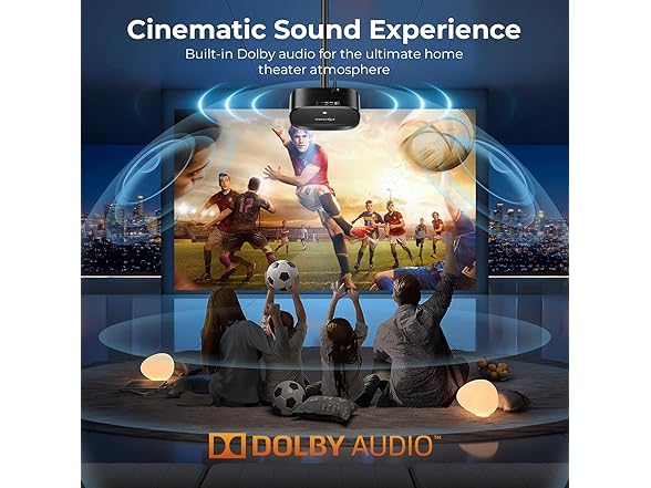 ELEPHAS W1K 4K Projector with Wifi and Bluetooth