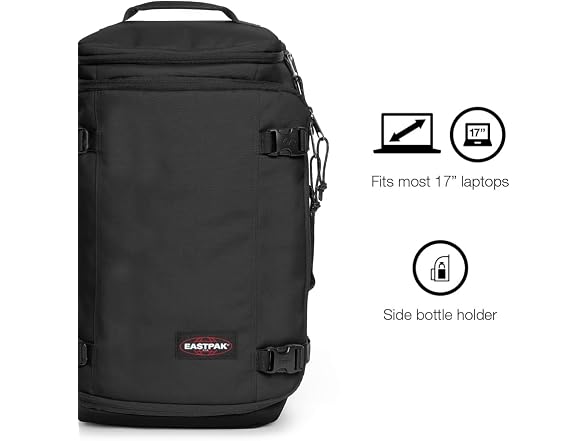 EASTPAK Carry Pack – Convertible Duffel & Backpack, 30L