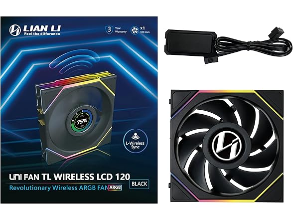 Lian Li UNI FAN TL WIRELESS LCD Fan