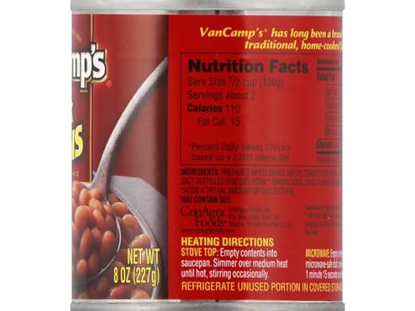 Van Camp's Pork and Beans 8oz