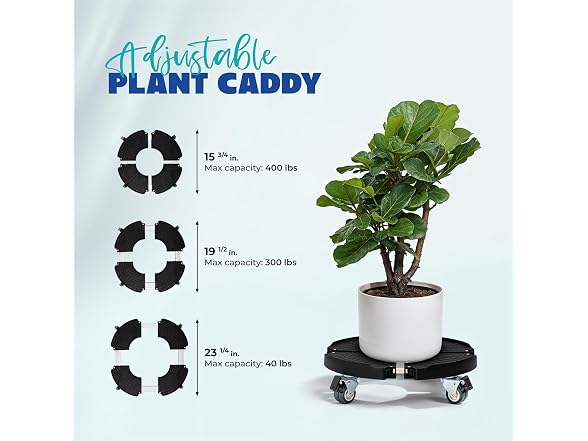 Idzo Heavy Duty Trolley Planter Caddy