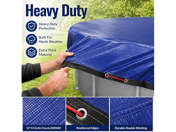 21 ft Round Winter Pool Cover