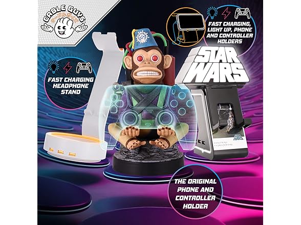 Cable Guys - Disney Angel Stitch Gaming